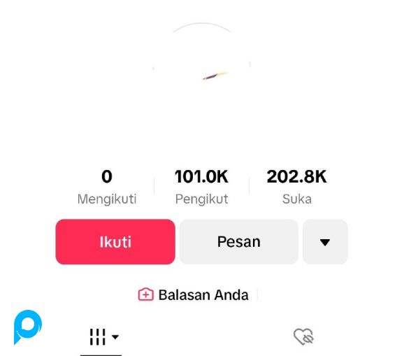 Akun Tiktok 100K / 100RB Followers, hasil FYP follower masih NAIK