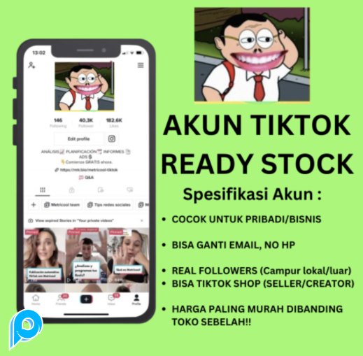 Akun Tiktok 6K / 6.000 Followers hasil FYP BISA LIVE cocok untuk BISNIS / PRIBADI !