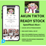 Akun Tiktok 6K / 6.000 Followers hasil FYP BISA LIVE cocok untuk BISNIS / PRIBADI !