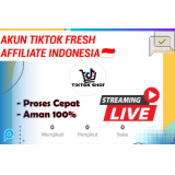 AKUN TIKTOK AFFILIATE FRESH FOLLOWER INDO MURAH UNTUK JUALAN 100% PERMANEN BERGARANSI BISA LIVE FRES
