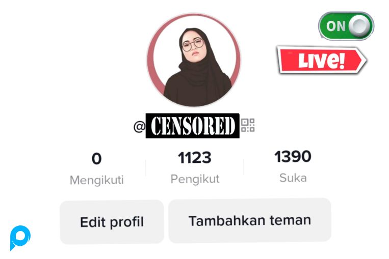 Akun Tiktok Followers 1k+ Organik Ternakan