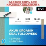 Akun Tiktok Followers Aktif Organik | Sudah Bisa Live Streaming Studio / Live PC | Akun Tiktok FYP