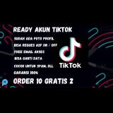AKUN TIKTOK FRESH A2F ON, BERPOTO PROFIL, AKSES Email DI BUAT MANUAL,  GARANSI 100%