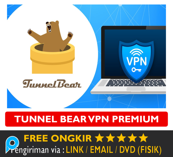 Akun Tunnel Bear VPN Premium TunnelBear VPN iOS Android iPhone Bergaransi All Devices