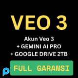 Akun Veo 3 + Gemini PRO 1 Tahun