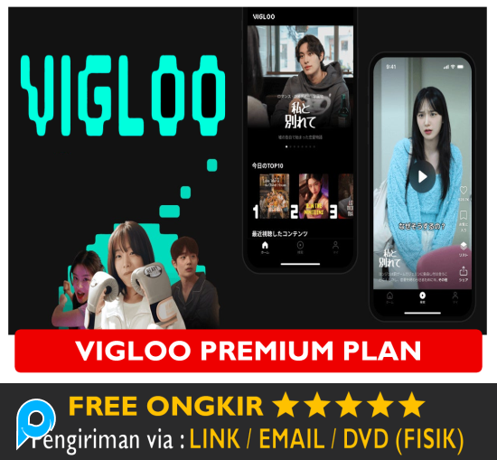 Akun Vigloo Premium Pro Account VIGLOO Bergaransi Streaming Shorts Drama Video Pendek