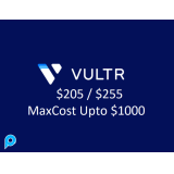 Akun Vultr $205/$255 10 Instance