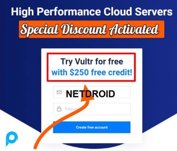 Akun VULTR Private Saldo $250 Aktif 30 Hari