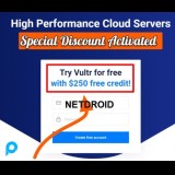 Akun VULTR Private Saldo $250 Aktif 30 Hari