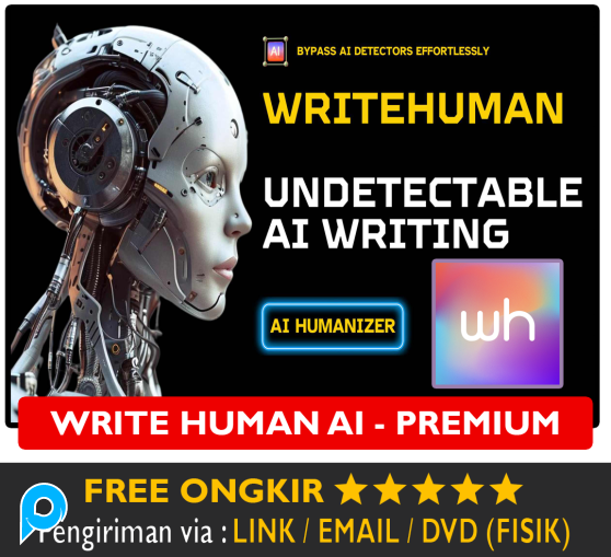 Akun Write Human AI Premium Account WriteHuman Bypass AI Detection Undetectable AI Humanizer Bergara