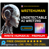 Akun Write Human AI Premium Account WriteHuman Bypass AI Detection Undetectable AI Humanizer Bergara