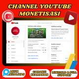 AKUN YOUTUBE MONET FRESH || YOUTUBE LOLOS MONETISASI GARANSI
