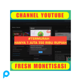 Akun Youtube Monetisasi Termurah Sepaket AdSense