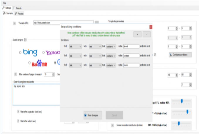 Alat generator lalu lintas Pro
