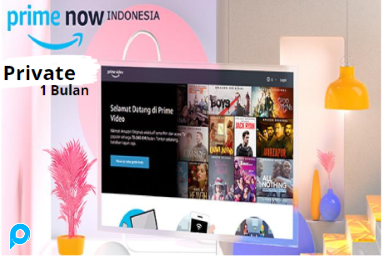 AMAZON PRIME VIDEO PREMIUM 1 BULAN PRIVATE FULL GARANSI