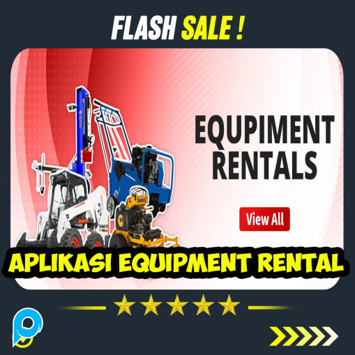 Aplikasi Equipment Rental Barang Sewa Peralatan Alat Full Version Premium Program Software