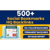 backlink social bookmark 500 backlink HQ untuk peningkatan peringkat situs Anda
