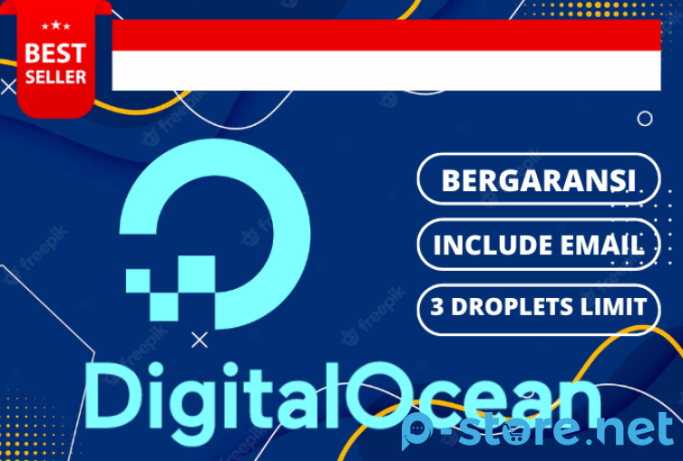 Best Quality!!! Akun Digital Ocean Limit 3 Droplet $200 1 Tahun Bergaransi