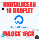 BEST SELLER DIGITALOCEAN 10 DROPLET 200$ 2 BULAN STOK BANYAK