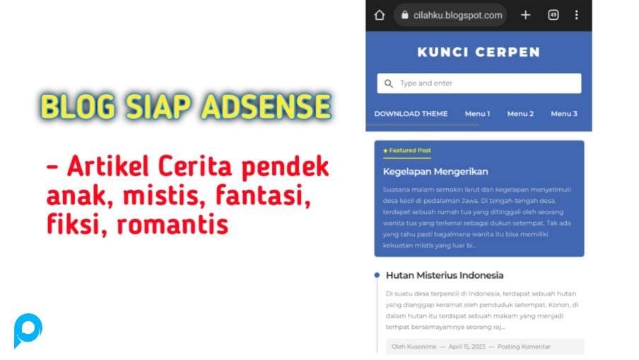 Blog Siap Adsense 50 Artikel Unik Cerita Pendek