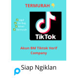 BM Tiktok Ads +  Akun Iklan Verifed Company/Perusahaan ( Beli 5 Gratis 1)