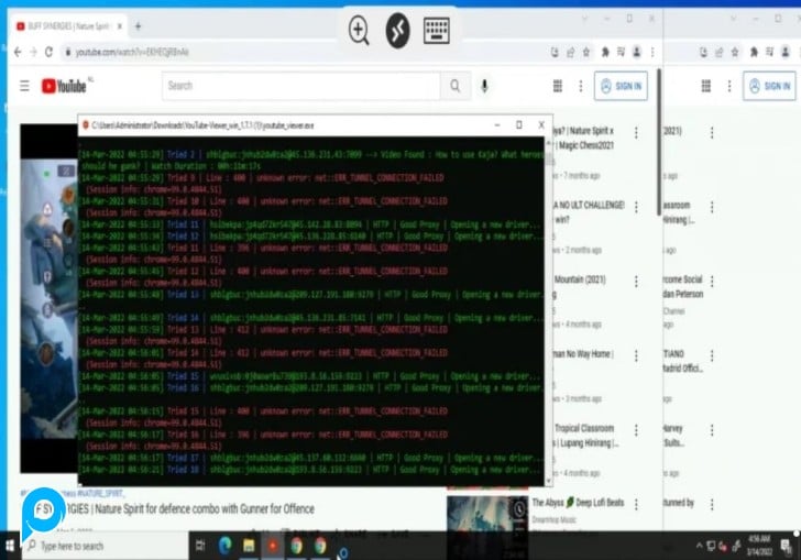 Bot view youtube multithread 2022 Terupdate