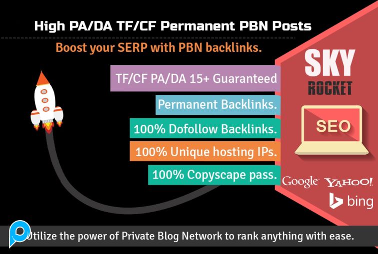 Buat 20 Tautan Balik PBN Beranda PA/DA TF/CF Tinggi Untuk Meroketkan SERP Anda