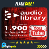 Bundle 1900 Youtuber Audio Library Free Copyright Music for Content Creators Copy Right