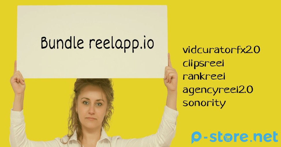 Bundle reelapp.io vidcuratorfx2.0 clipsreel rankreel agencyreel2.0 sonority