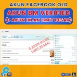 BUSINESS MANAGER | BM VERIF + 3 AKUN IKLAN LIMIT BESAR + AKUN FACEBOOK