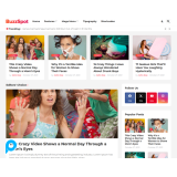 BuzzSpot Responsive Viral & News Premium Blogger Template