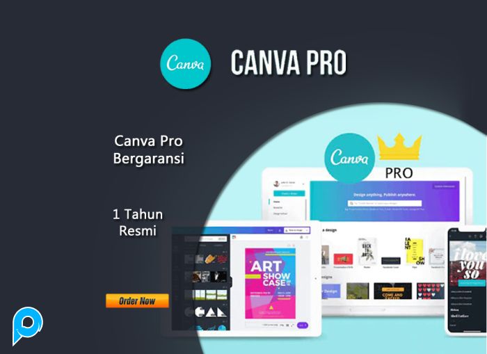 Canva Pro 1 Tahun Bergaransi