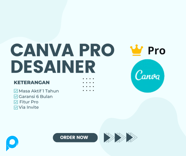 CANVA PRO + DESAINER INVITE GARANSI 6 BULAN