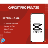 CAPCUT PRO PRIVATE 1 BULAN FULL GARANSI