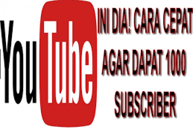 cara cepat menambah subscriber