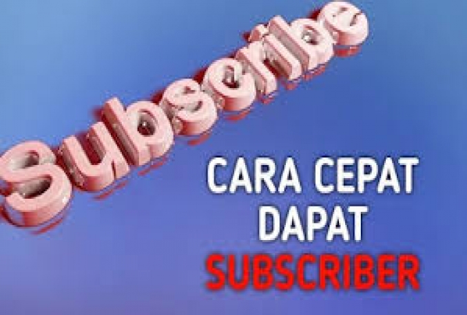 cara mendapatkan subscribe youtube cepat