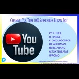 Channel YouTube 1000 Subscriber Bukan Bot