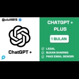 ChatGPT PLUS + Legal 1 Bulan Private Bukan Sharing