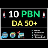DA 50 to 60 Manually Build 10 UNIQUE HOMEPAGE PBN backlinks