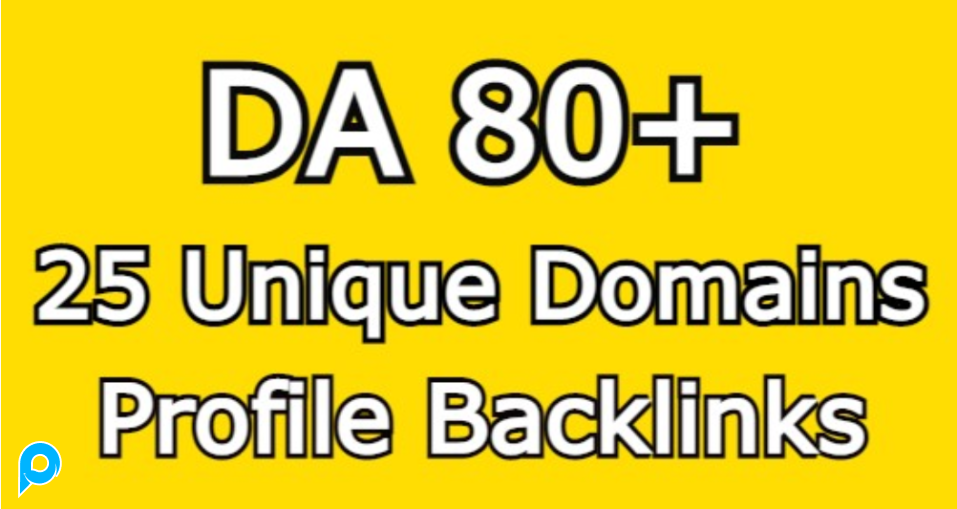 DA 80+ domain unik otoritas domain tinggi 25 Backlinks profil