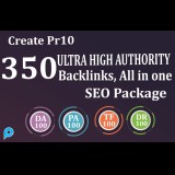 DA 90 to 30+ 350 ULTRA HIGH AUTHORITY Backlinks, All in one SEO Package