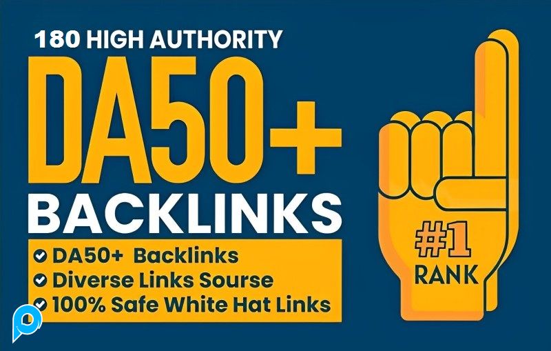 DA50+ 180 Unique SEO Backlinks to Skyrocket Google Ranking