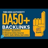 DA50+ 180 Unique SEO Backlinks to Skyrocket Google Ranking