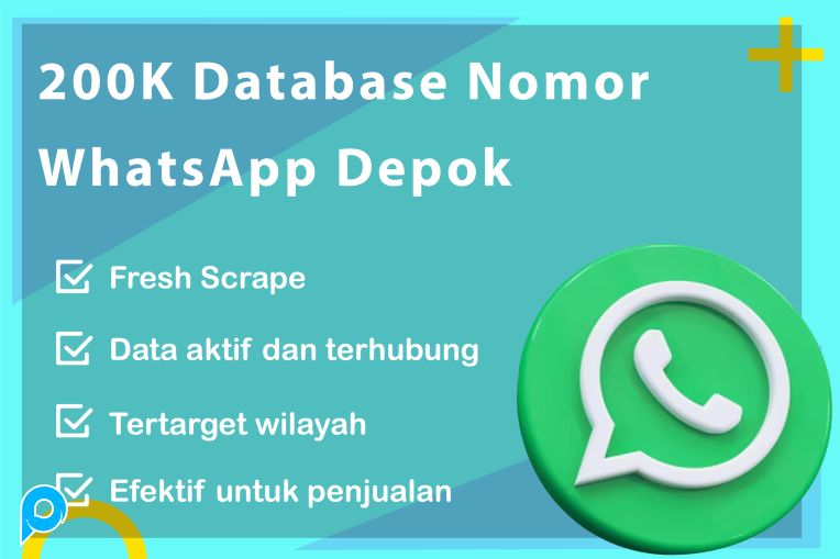 Database Nomor Whatsapp Wilayah Depok 200K Data