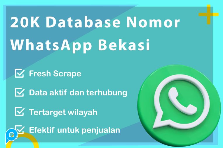Database Whatsapp Bekasi 20.000 Total Data
