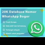 Database Whatsapp Bogor 20.000 Total Data