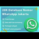 Database Whatsapp Jakarta 20.000 Total Data