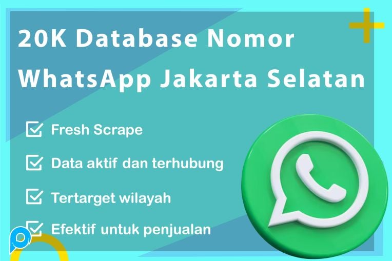 Database Whatsapp Jakarta Selatan 20.000 Total Data