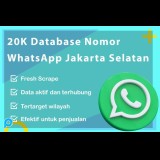 Database Whatsapp Jakarta Selatan 20.000 Total Data