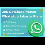 Database Whatsapp Jakarta Utara 20.000 Total Data